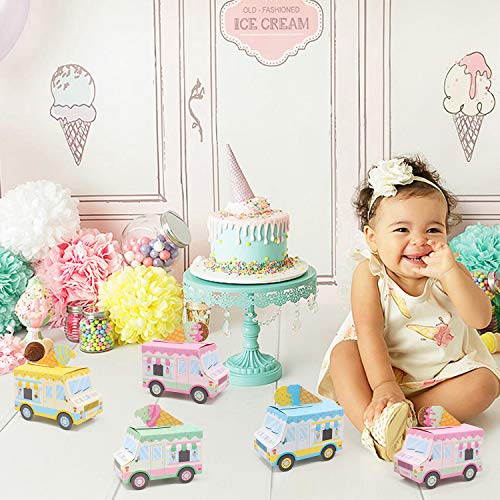 Ice Cream Truck Favor Boxes for Summer Parties
