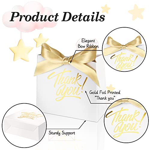 Doyide 60 Pack Thank You Gift Bags, Party Favor Boxes
