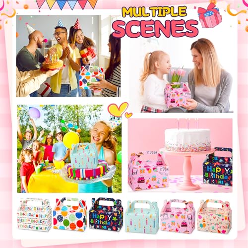 36 Pack Birthday Party Treat Boxes - Gable Design