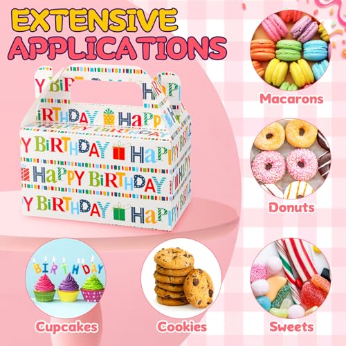 36 Pack Birthday Party Treat Boxes - Gable Design