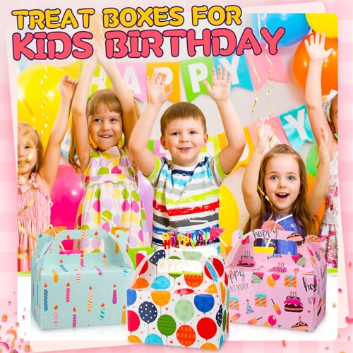 36 Pack Birthday Party Treat Boxes - Gable Design