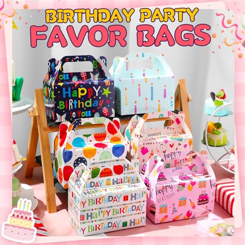 36 Pack Birthday Party Treat Boxes - Gable Design
