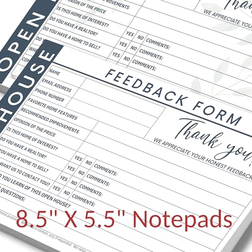 Real Estate Guest Registry Kit: Sign in Book, Forms & more