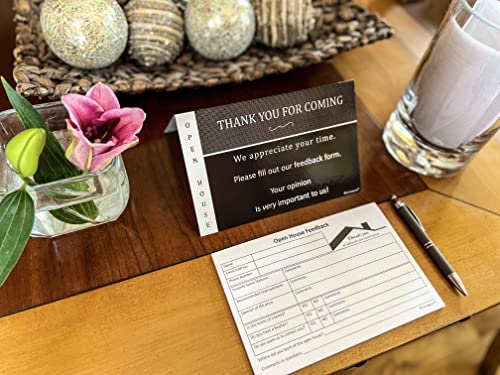Real Estate Open House Kit with Notepads & Signs
