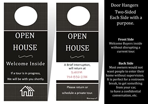 Real Estate Open House Kit with Notepads & Signs