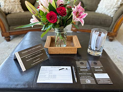 Real Estate Open House Kit with Notepads & Signs