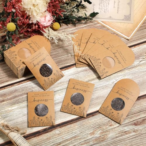 50 Thank You Seed Packets for Real Estate Clients
