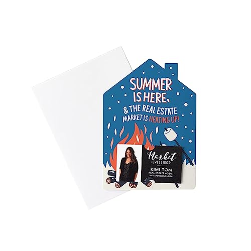 Summer Real Estate Market Hot Greeting Cards - Set of 10