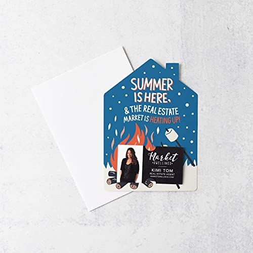 Summer Real Estate Market Hot Greeting Cards - Set of 10