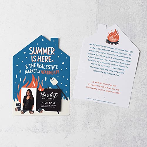 Summer Real Estate Market Hot Greeting Cards - Set of 10