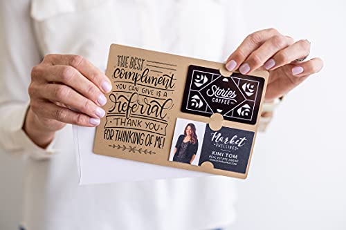 Referral-themed Gift Card & Business Card Holder Set
