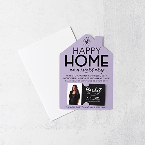 Happy Home Anniversary Card Set | Real Estate Gift