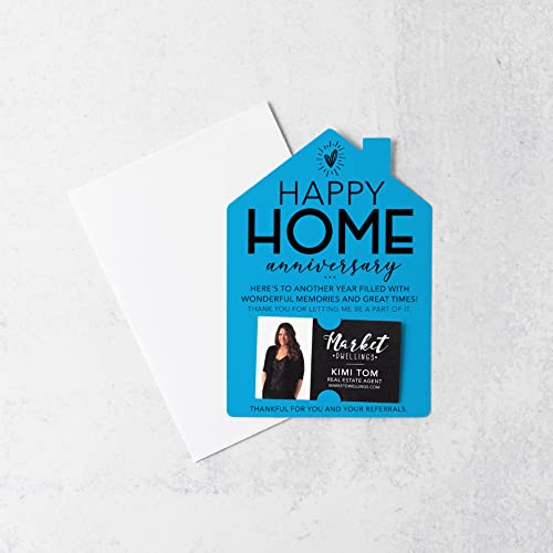 Happy Home Anniversary Card Set | Real Estate Gift