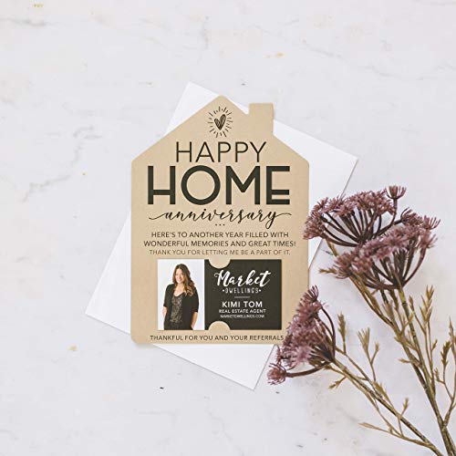 Happy Home Anniversary Card Set | Real Estate Gift