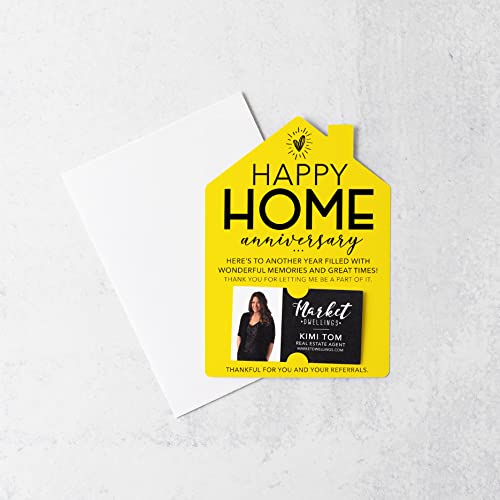 Happy Home Anniversary Card Set | Real Estate Gift