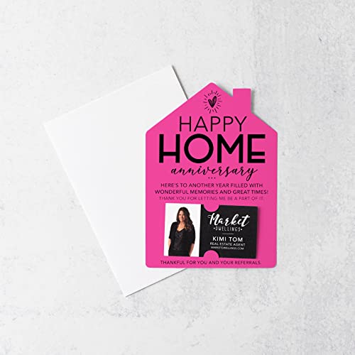 Happy Home Anniversary Card Set | Real Estate Gift