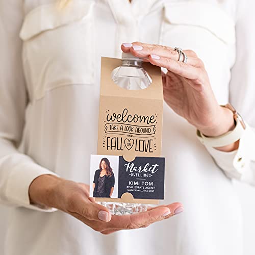 Open House Bottle Hang Tag and Bib Set