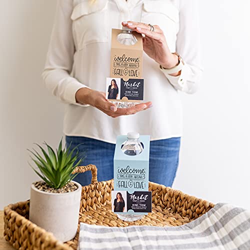 Open House Bottle Hang Tag and Bib Set