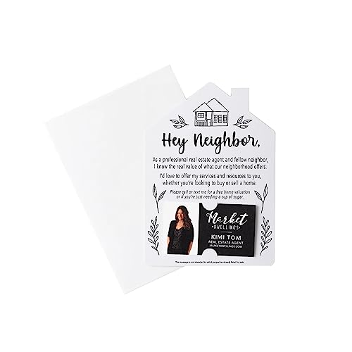 Hey Neighbor Real Estate Greeting Cards Pack - Set of 10