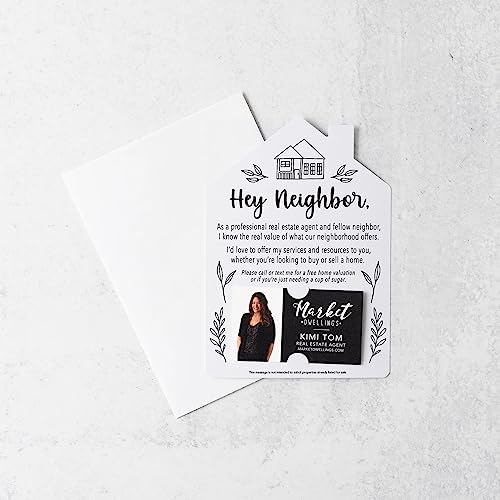 Hey Neighbor Real Estate Greeting Cards Pack - Set of 10