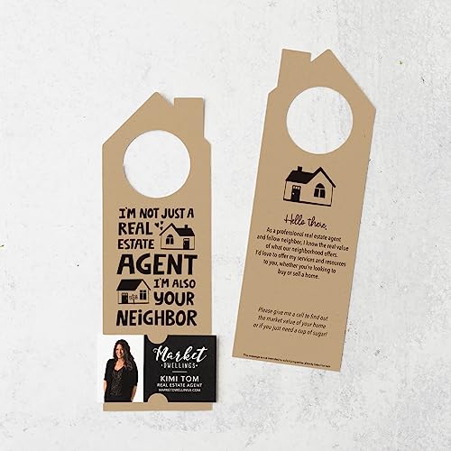 Real Estate Agent Neighbor Marketing Door Hangers Pack