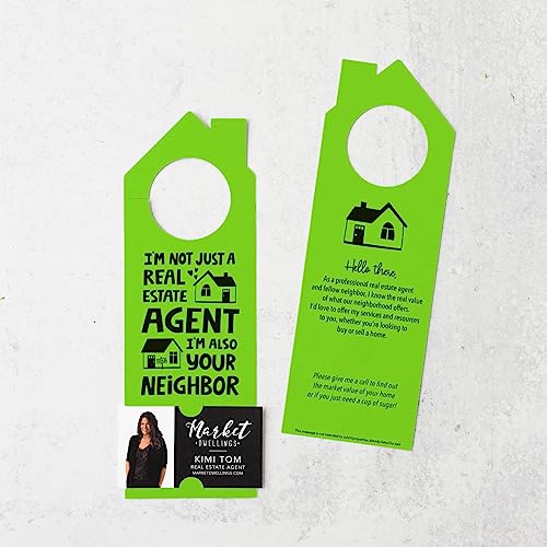 Real Estate Agent Neighbor Marketing Door Hangers Pack