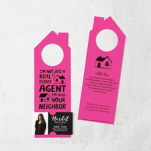 Real Estate Agent Neighbor Marketing Door Hangers Pack