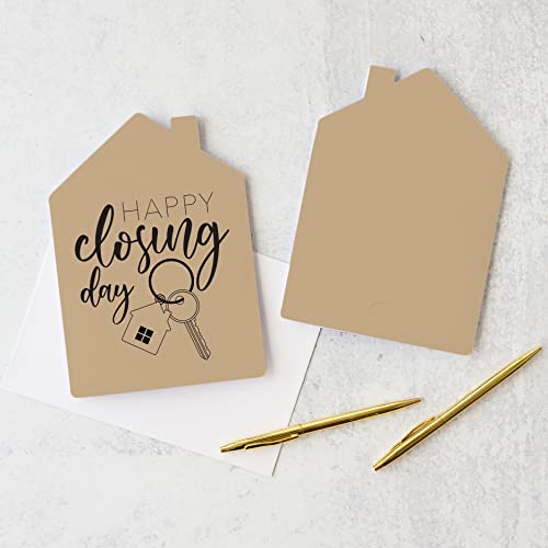 Happy Closing Day" Greeting Cards Set with Envelopes