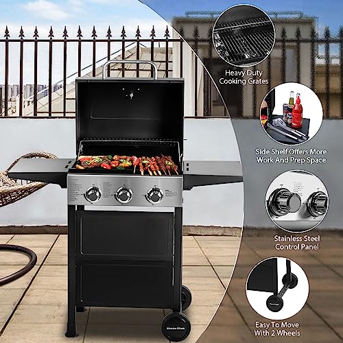 MASTER COOK 3 Burner Propane Gas Grill