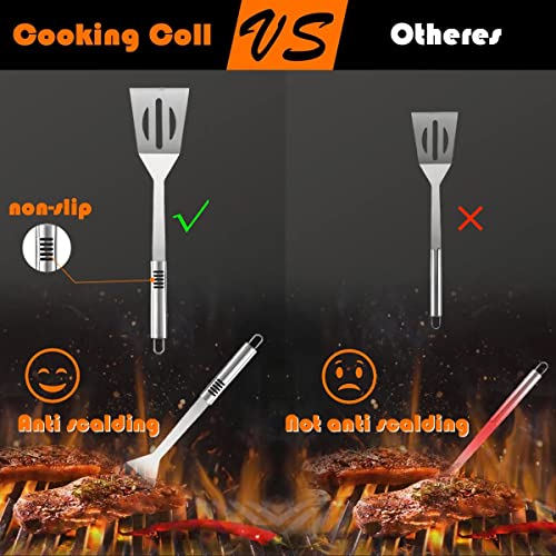 6pc Stainless Steel BBQ Grill Tools Set