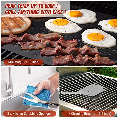 Premium 122PCS Grill Set for Outdoor BBQ