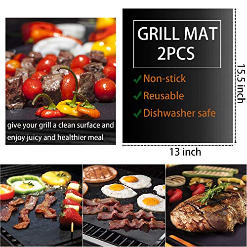 ROMANTICIST 30pcs Grill Tool Set, Stainless Steel
