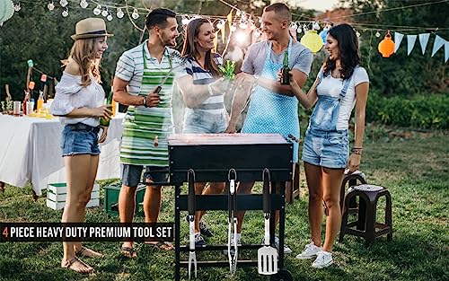 Durable BBQ Grill Utensils Set for Outdoor Parties