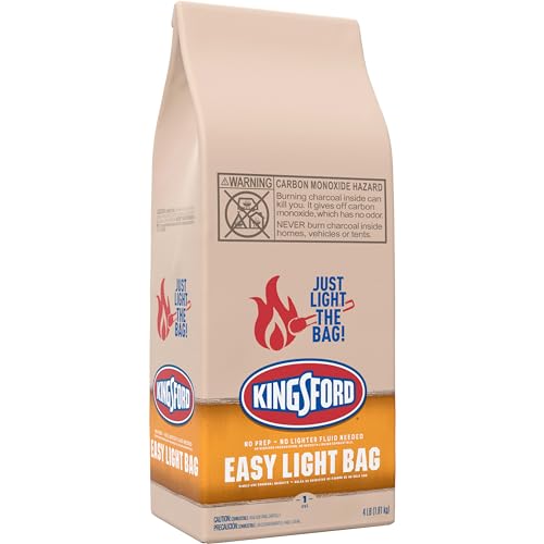 Kingsford Easy Light Charcoal Briquettes, 4lb, Black