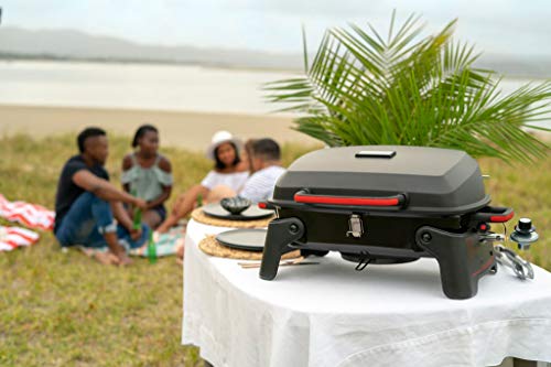 Megamaster Portable Gas Grill with Foldable Legs