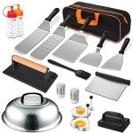 18-Piece Griddle Accessories Set for Outdoor BBQ