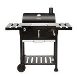 Royal Gourmet 24-Inch Charcoal Grill with Side Tables