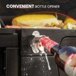 Royal Gourmet 24-Inch Charcoal Grill with Side Tables