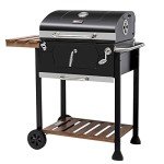 Royal Gourmet 24" Charcoal BBQ Smoker with Table