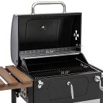 Royal Gourmet 24" Charcoal BBQ Smoker with Table