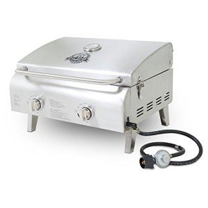 Pit Boss 2-Burner Stainless Steel Portable Grill