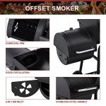 Royal Gourmet 30" Charcoal Grill & Smoker Combo