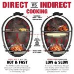 Char-Griller Akorn Kamado Charcoal Grill - Graphite