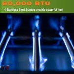 Hykolity 4 Burner Stainless Steel Gas Grill