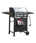 3-Burner Propane Grill with Front Basket