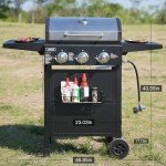 3-Burner Propane Grill with Front Basket