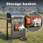 3-Burner Propane Grill with Front Basket