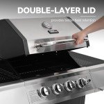 Royal Gourmet 4-Burner Propane Gas Grill 40,000 BTU