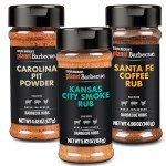 Gourmet BBQ Rubs & Spices Gift Set, 3-Pack