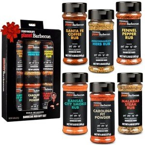 Gourmet BBQ Rubs & Spices Gift Box Set